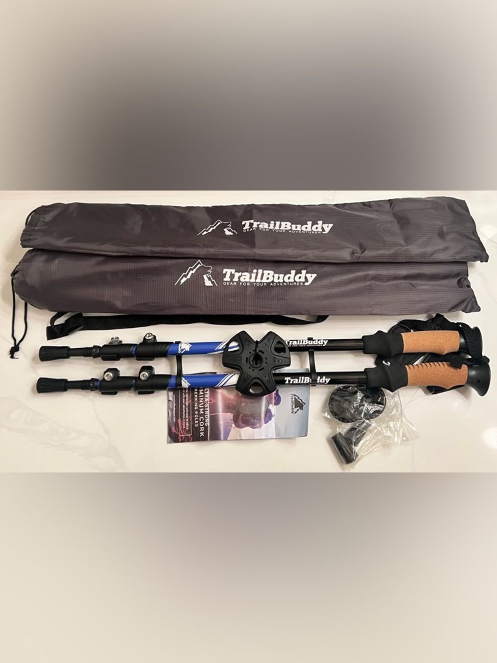 2 NEW TrailBuddy Aluminum Trekking Poles